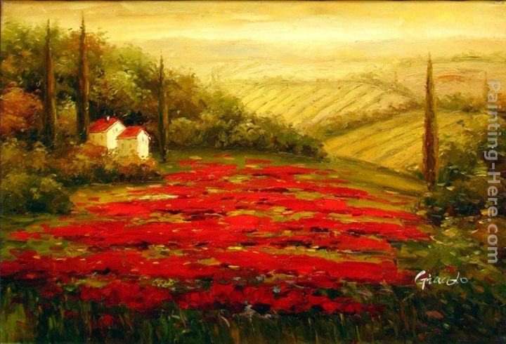 2011 Red Poppies in Tuscany